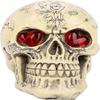 Halloween LED Glowing Skull Light Decorative Night Light with LED Light Up Eyes Skull for Ornament Patterned Skull