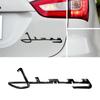 3D Car Styling Chrome Metal Letter Sticker For Jimny Emblem Grand Vitara Sx4 Swift Body Rear Bumper Trunk Tailgate Badge Decor
