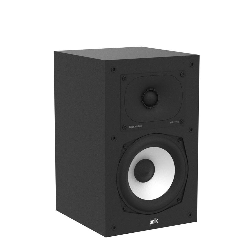 POLK AUDIO Monitor XT Series Bookshelf Speaker Matte Black MXT20 Set of (1 2)