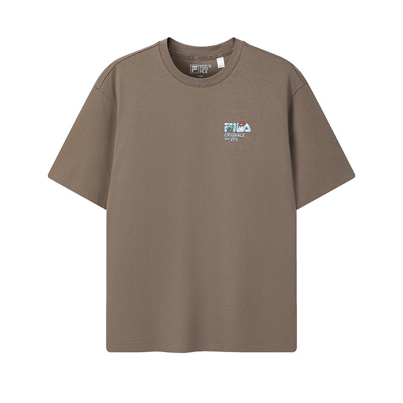 Fila ORIGINALE T Shirt Unisex Gilded Brown F11U629101FBN
