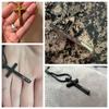 Personalized CROSS NECKLACE for Men Women Boys Girls Custom Name Engraved Pendant Necklace Catholic Christian Gift for Him