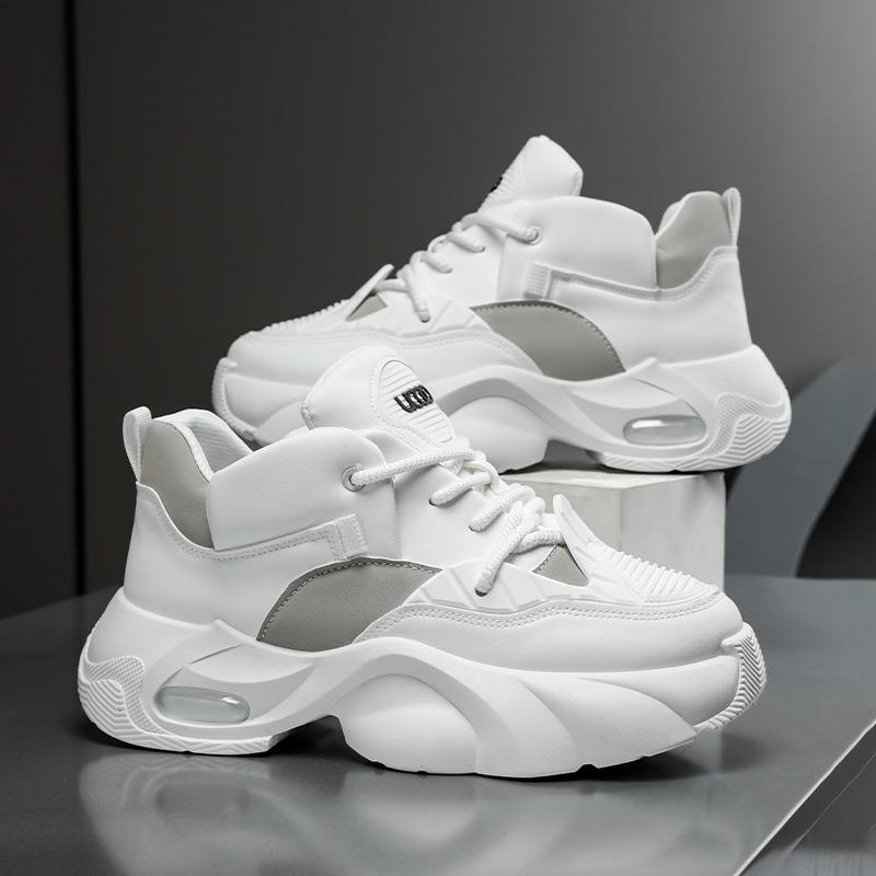 Men S Thick Sole Breathable Casual Sports Chunky Dad Sneakers