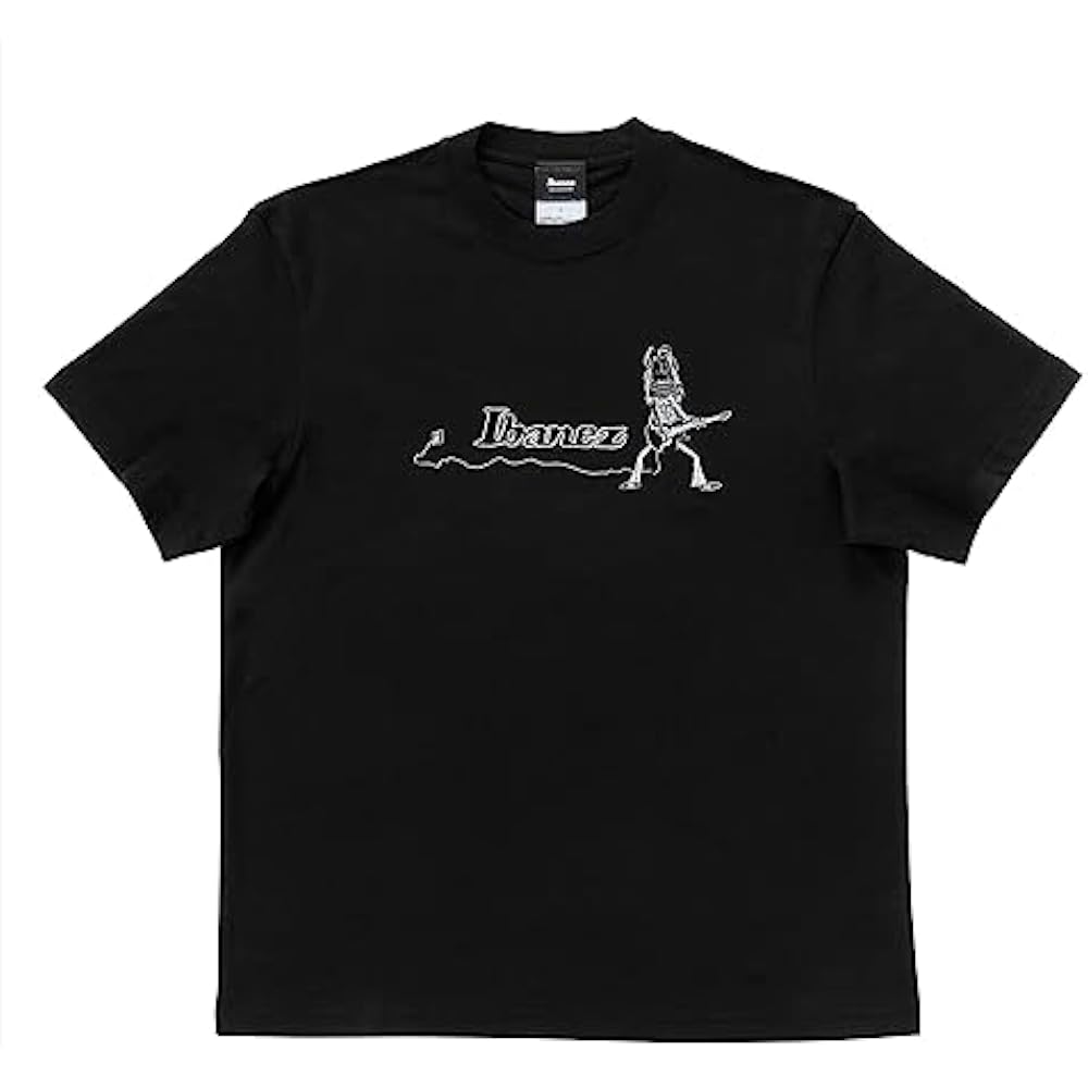 [Ibanez] PAUL GILBERT Collaboration Short-Sleeve T-Shirt IBAT012XL Black