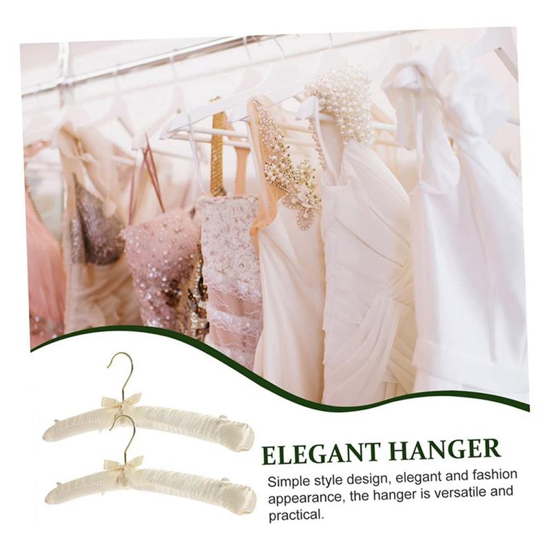 10 Pcs Non-Slip Hanger White Hangers Sweater Hangers Skirt Hangers Padded Hangers For Women Clothing Foam Coat Hanger