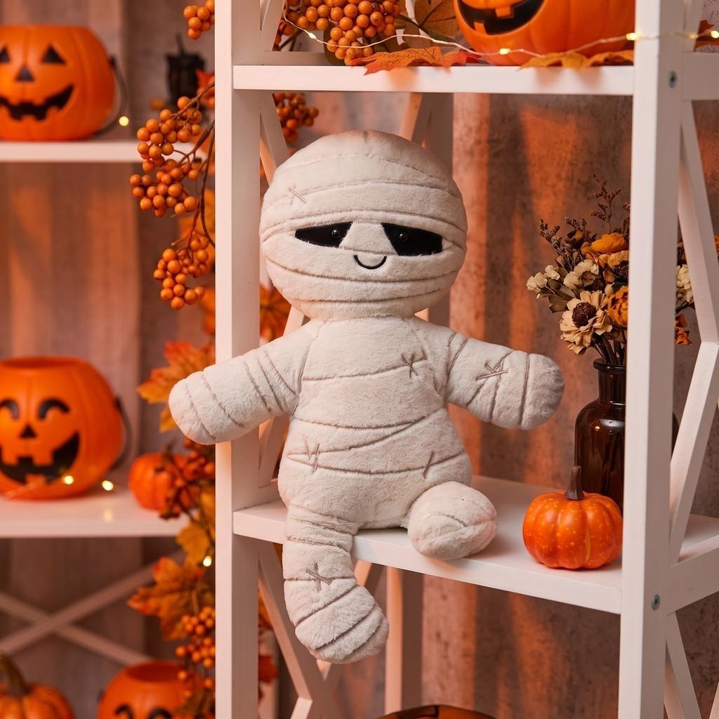 Halloween Plush Doll 20 cm - Soft Cute Stuffed Toy for Kids, Home Decor