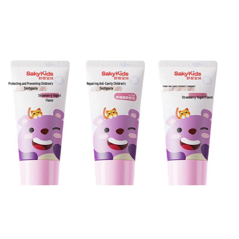 

Shuke Kids Strawberry Anti-Cavity Toothpaste with Calcium (2-12 Years)