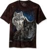 Camiseta Wolf Star Wolves Pack Hunt Black Moon Night Dog Space Montaña S-4X