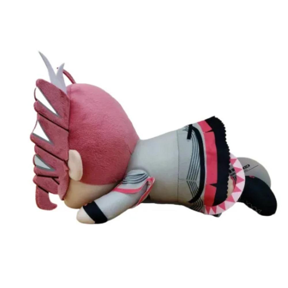 Cute Kasane Teto Nuipurike Osuwari Plush Doll Sleeping Doll In Prone Position Pink Hair Girl Stuffed Pilow For Kid Birthday Gift