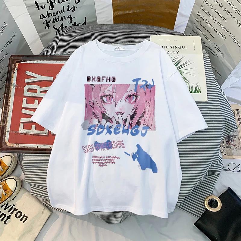 

Retro Print Womens TShirt Short Sleeve Loose Fit Versatile Half Sleeve Top No Back Graphic for Unisex Fashionable Casual Style 4XL