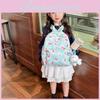 Trendy Oxford Cloth Childrens Backpack Adorable Cartoon Print For School