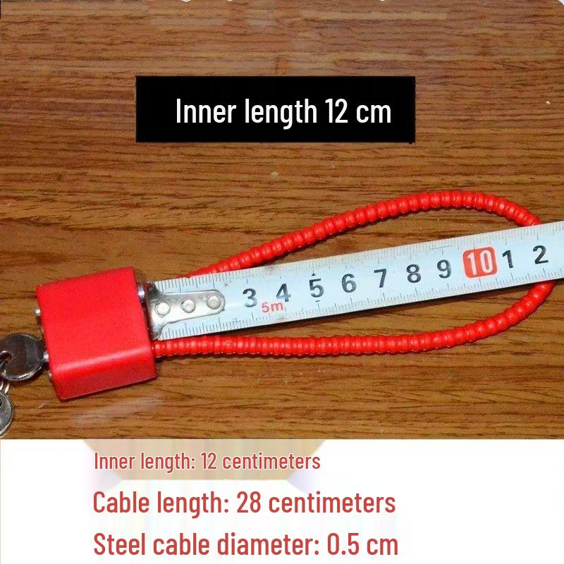 Steel Cable Combination Padlock: Anti-Theft Lock for Cabinets & Files