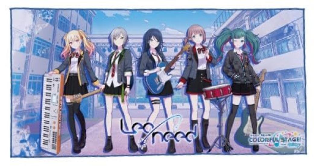 

Project Sekai Colorful Stage Hatsune Miku Premium Bath Towel New 120cm Official Prize Brand World Vol.1 Approx. (Leo/need)