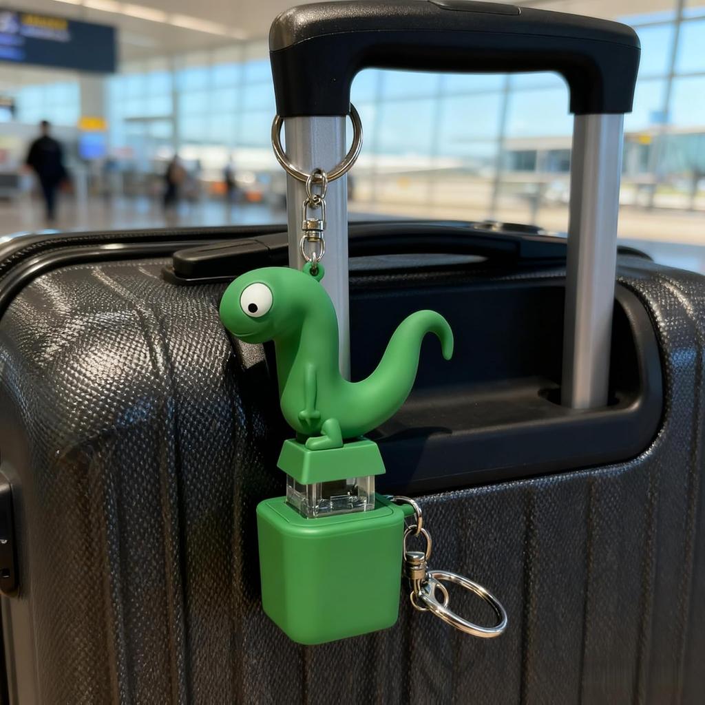 Lizard Button ,Rechargeable Animal with Sound and Colorful Lights,Fidget Toys Adults Anxiety Relief