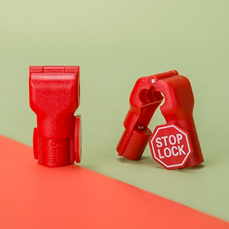 Universals 6mm Hole Anti Theft Hook Fasteners for Shelving Durability ABS Construction Easy Installation