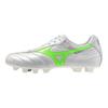 Mizuno Morelia 2 Japan Comfortable Non-Slip Durable Soccer Shoes Unisex Soccer Shoes White Green P1GA250137