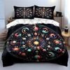 Zodiac Astrology Wall Art Set Multiple Sizes Kid'S And Adults' Bedroom Exquisite 3Pc Bedding Set, Gift