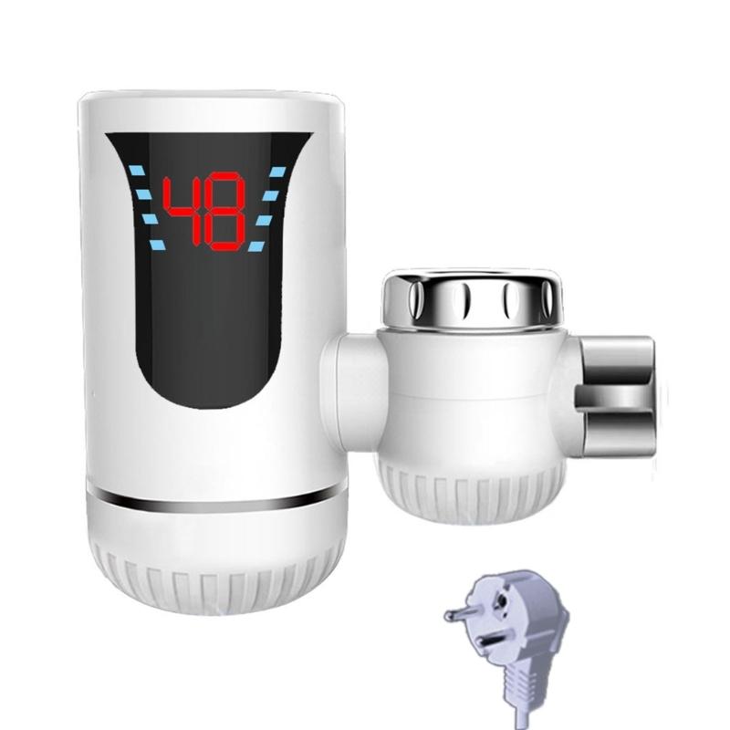 Fast Heating Tankless Water Heater Faucet LED Temperature Display Hot Water Heater Faucet for Kitchen & Bathroom Use 1