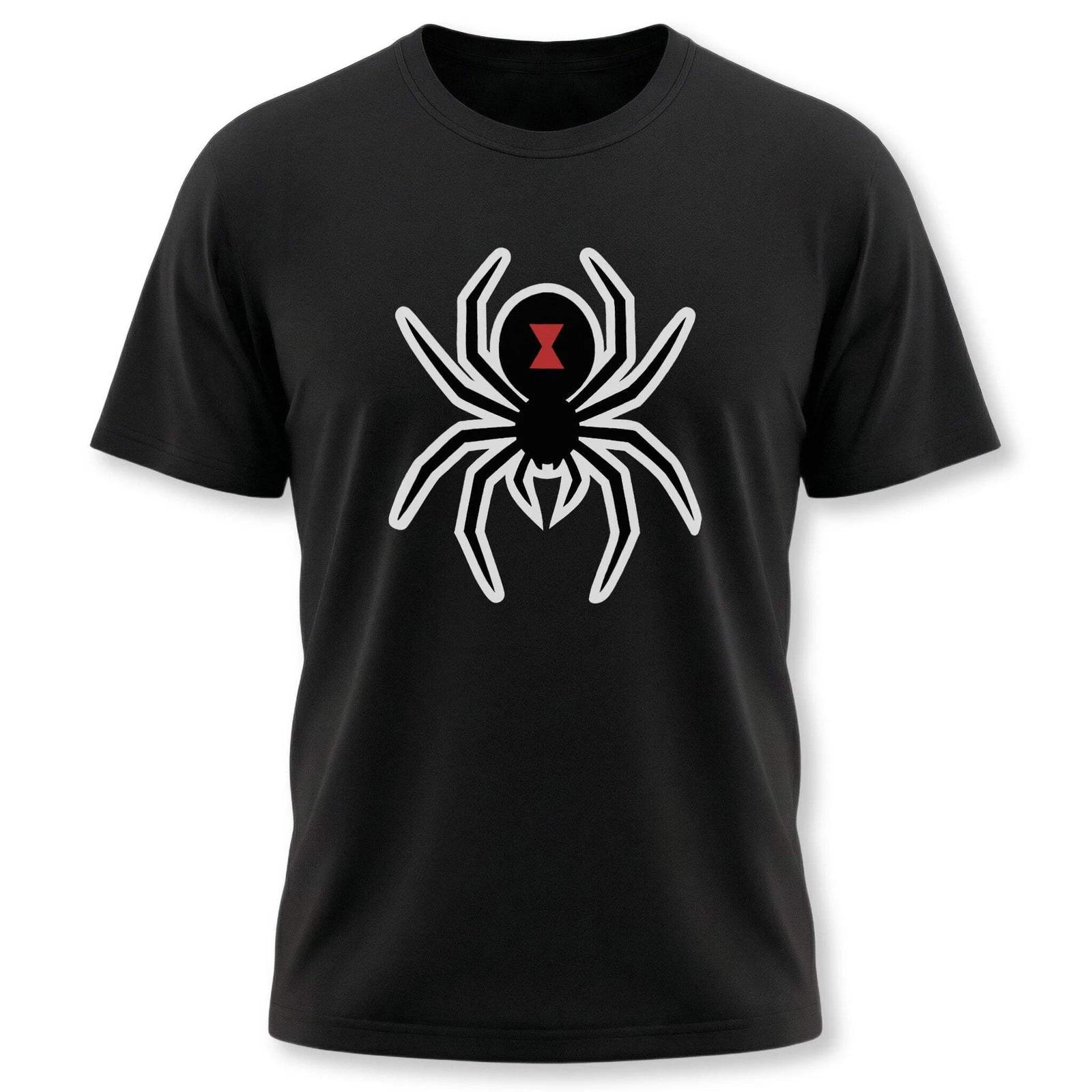 Black Widow Red Hourglass T-Shirt | Gothic Spider Unisex Graphic Tee Shirt XXXL