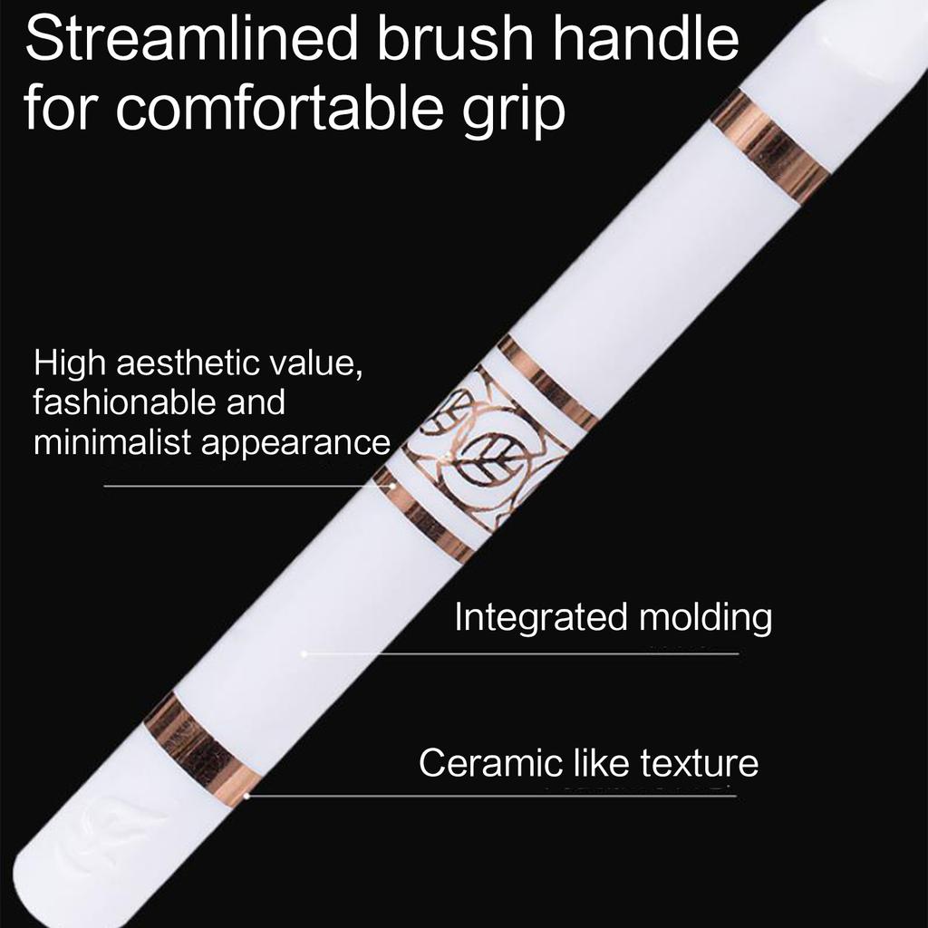 Couple Brush Set Black and White Toothbrush Comfortable Grip Suitable for Couples