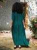 2024 Cotton Embroidered Vacation Plus Size Beach Dress Cover-up