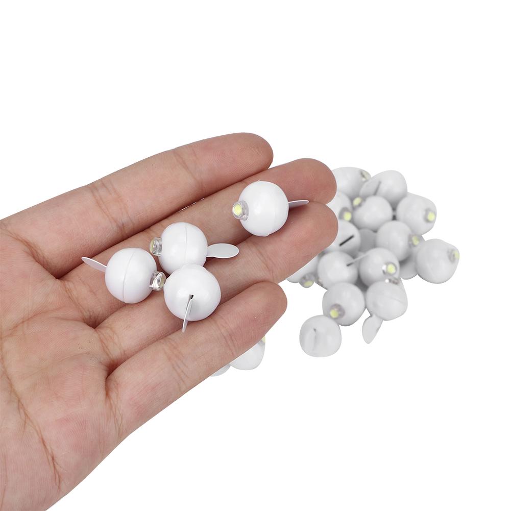 100Pcs Mini Round LED Balloon Lights Ball Lamps Christmas Wedding Party Home DecorationWhite Light