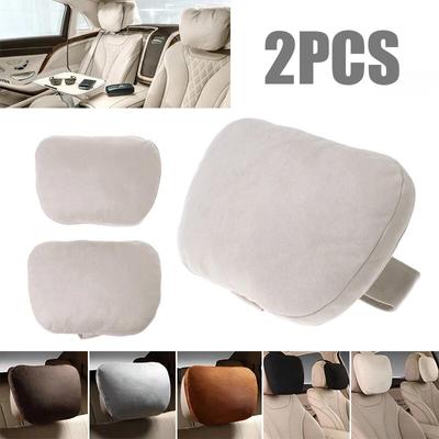 1 paar Auto Kopfstütze Maybach Design S Klasse Ultra Weiche Kissen Für Mercedes Benz 29*19cm Kissen