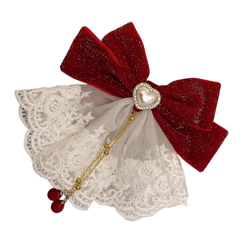 Sophisticated Bows Barrettes Breathable Lace Hair Ornament Fashion Hairpin For Women Teens Prom Event
