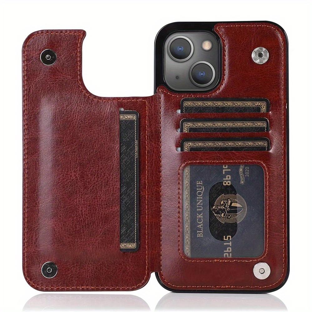 Leather Wallet Case For IPhone 14/13/12/11/Pro Max/Mini/XR/X/XS Max/8/7/6S/6 Plus/SE2/SE3/2022/2020 - Card Holder & Flip Back Cover
