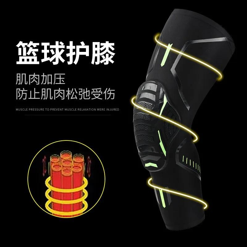 1Pcs Sports Knee Pads Brace Compression for Men Women,Leg Knee Sleeve Anti-Collision Honeycomb Knee Pads for Basketball Football