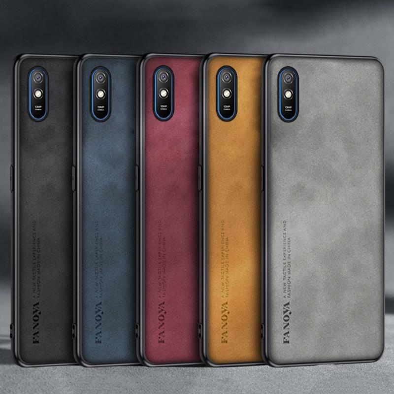 For Xiaomi Redmi 9A Case Luxury PU Leather Phone Case For Redmi 9i 9AT Back Cover Silicone Shockproof Full Protection Coque