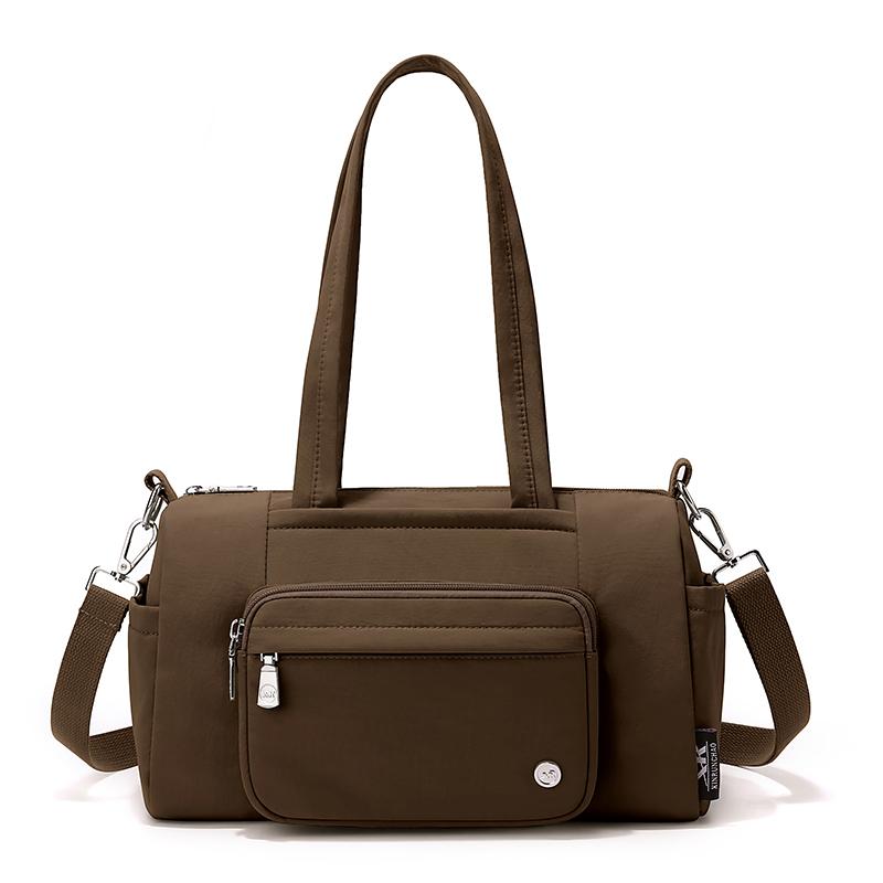 Solid Color Large Capacity Shoulder Bag Women's Tote Bag