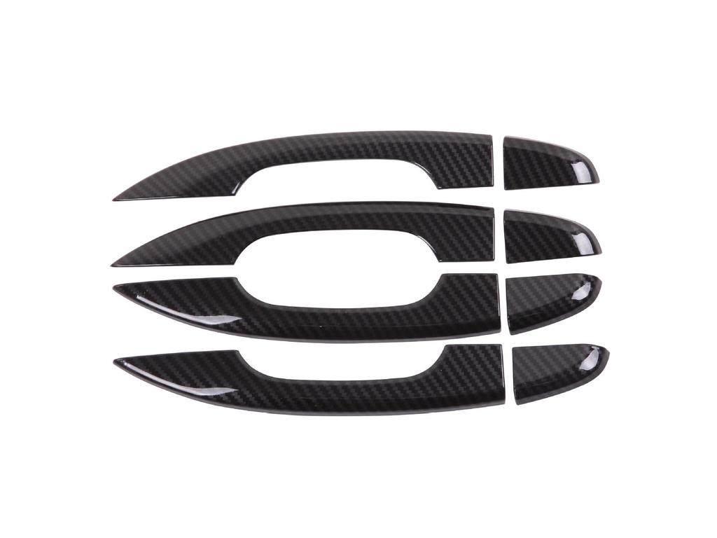 2018 Accord ABS Black Carbon Fiber Door Handle Half-Wrap Decorative Piece