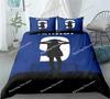 Famous Football Player 3d Bedding Set Football Printed Duvet Cover Set with Pillowcase EuropeAustraliaUSA Twin Queen King Size