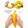 1 Stück Riesen-Falsche-Banane-Karotte Knet-Quetsch-Party-Requisite Spaß Stress Fidget Langsam aufsteigend Kreativ für Geburtstagsgeschenke Party-Mitgebsel