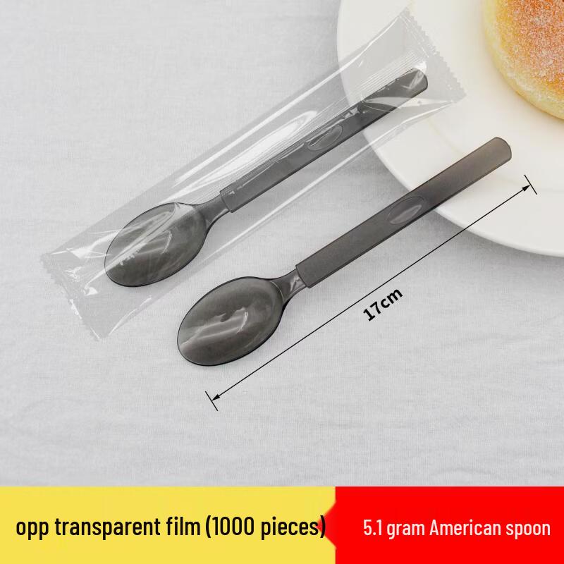Heavy-Duty Disposable Plastic Soup Spoons for Commercial Catering