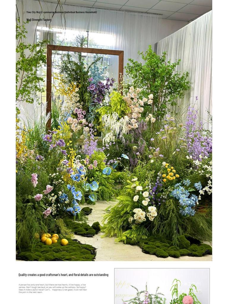 Mori Style Artificial Wedding Aisle Flowers