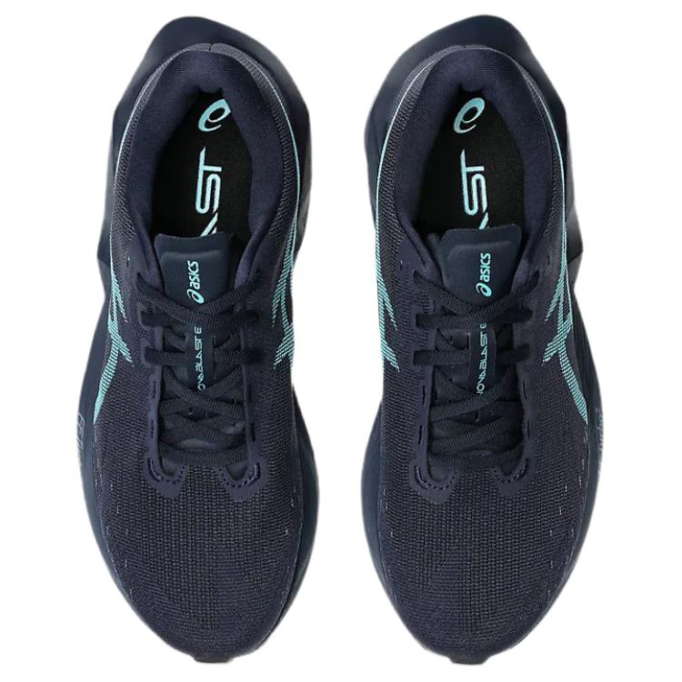 Asics Novablast 6 Bequeme Atmungsaktive Federnde Laufschuhe Herren Sneaker Blau 1011C243-402