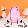 Waterproof 210D Polyester Drawstring Sports Backpack with Custom Logo
