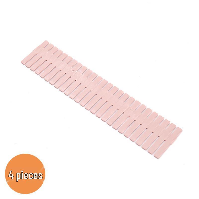 Adjustable Plastic Drawer Dividers for Wardrobe Organization