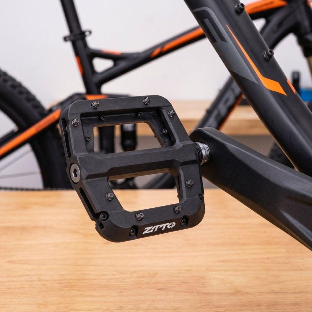 1 Pair Non Slip Mountain Bike Pedals 9/16 Inch Bike Flat Pedals  Road BMX MTB