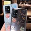 Shining Glitter Space Planet Case for Samsung S24 Ultra S23 Plus S21 S20 FE A42 5G A73 A53 5G S22 Ultra Plus Transparent Soft Case