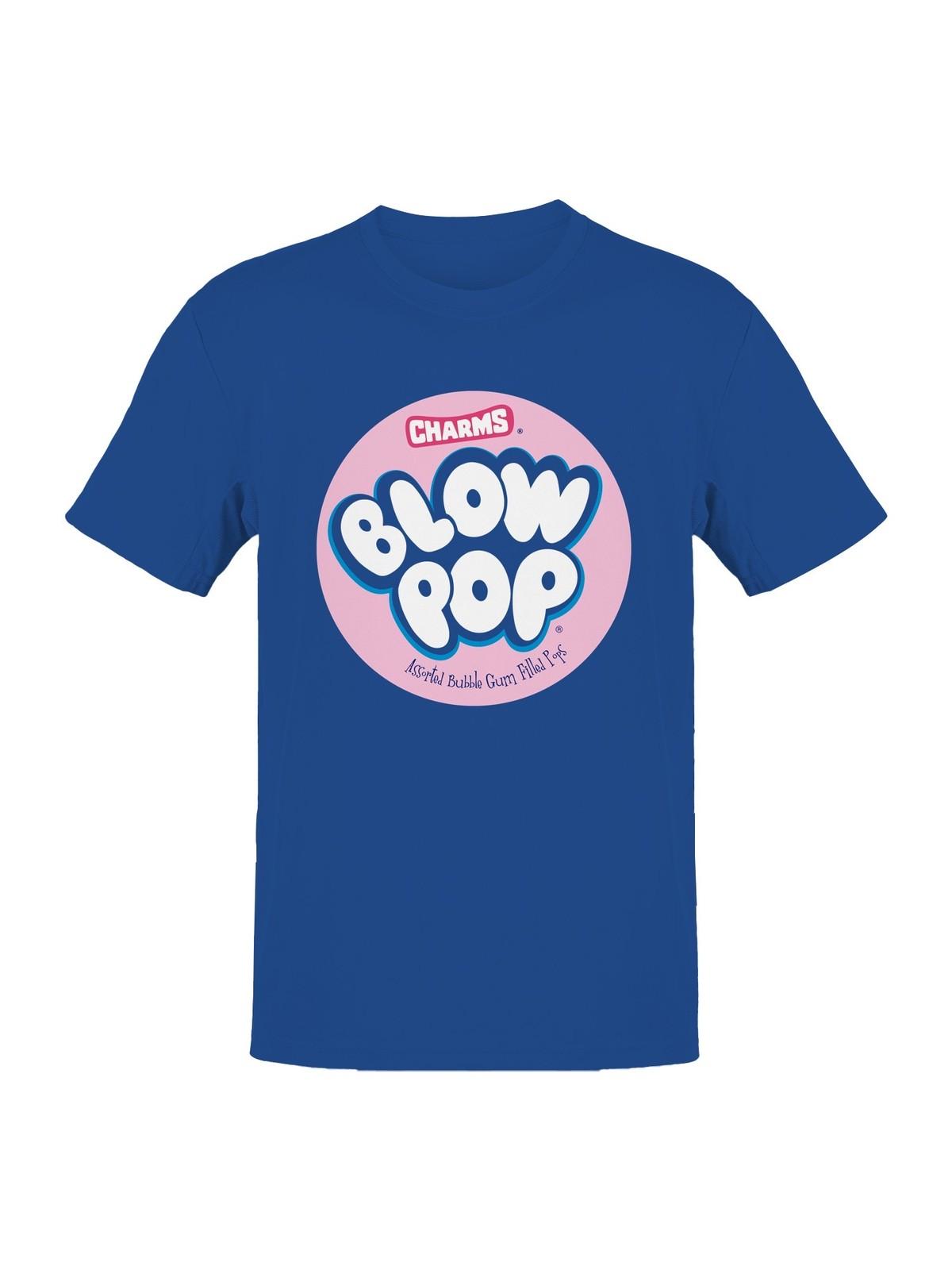 Officially Licensed Blow Pop Charms Blow Pop Lollipops Mens T-shirt L