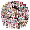 50pcs Lol Superise Stickers Laptop Skateboard Luggage Guitar Graffiti Waterproof