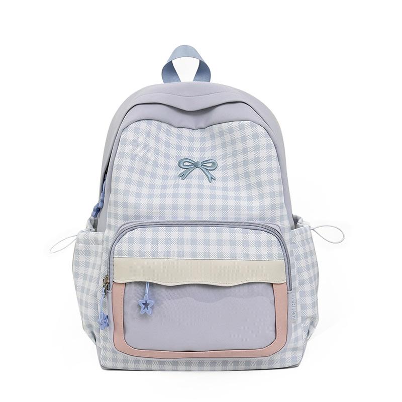 Schoolbag new casual schoolbag ins Korean women's niche versatile lightweight backpack high value girls travel small backpack
