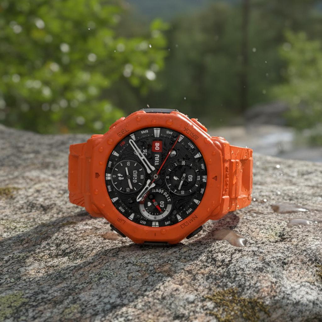 Silicone Case For Amazfit T-rex 3 Protective Hollow Cover Anti-drop Bumper For T-rex 3 Smartwatch Shell Frame Accessories