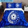 3PCS Football Club Orenburg Emblem Printed Bedding Set, Includes A Duvet Cover and Two Pillowcases for Bedroom, Suitable for All Seasons