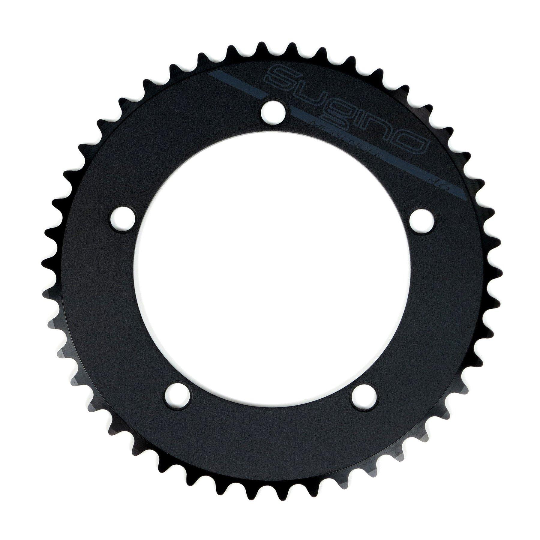 

Sugino PJ130RZ Single Chainring, Black, 42T, Reversible Model (Sold individually)