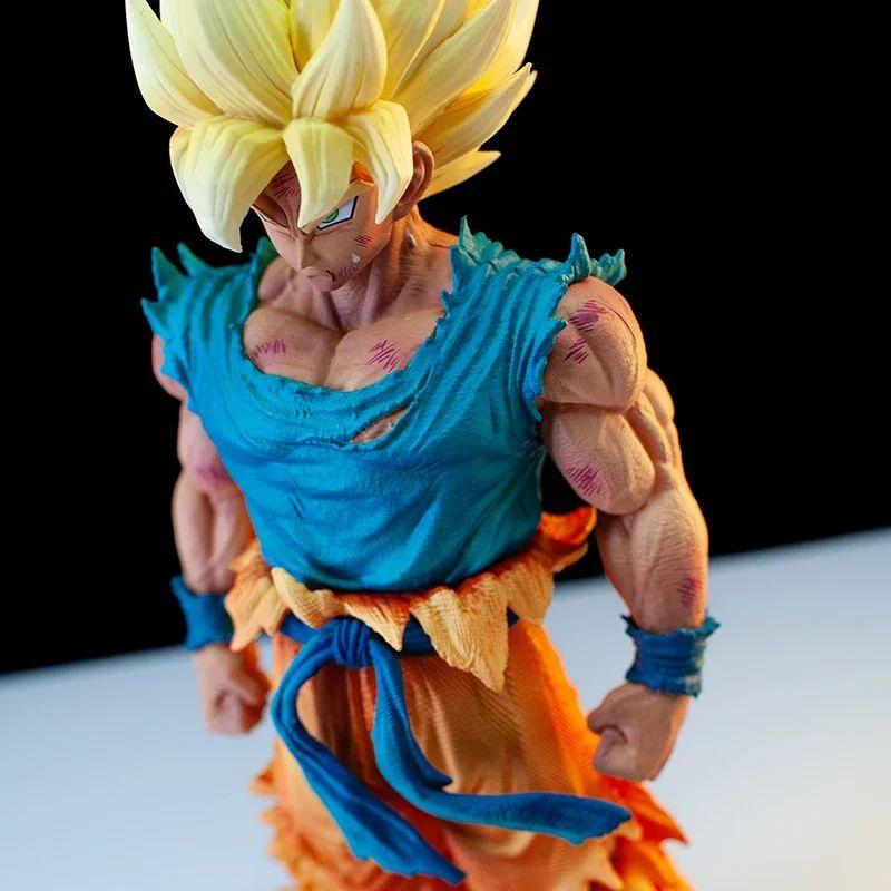 28cm Dragon Ball Anime Figure Vf Son Goku Action Figurine First Generation Super Saiyan Goku Model Collection Dbz Goku Doll Toy
