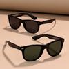 Fashionable Square Polarized Sunglasses Classic High-end UV Resistant Glasses for Men and Women Outdoor Travel Sunscreen Goggles