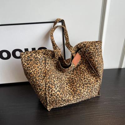 Leopard Design Fashion Shopper Big Shopping Bags for Women Handbag Lady Shoulder Bag Large Capacity Bag Girl Handbag